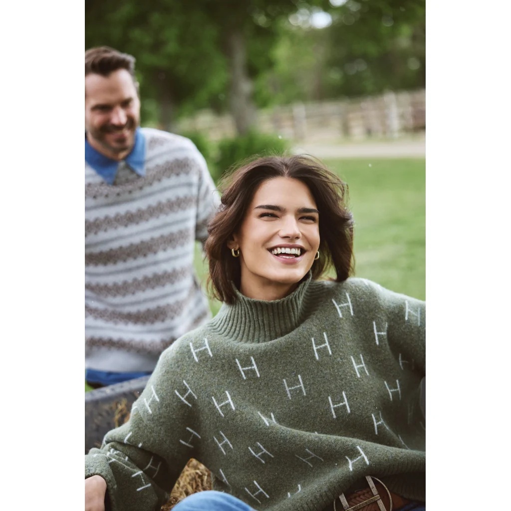 HÉST - Fam Short Genser - Winter Moss - Bilde 6