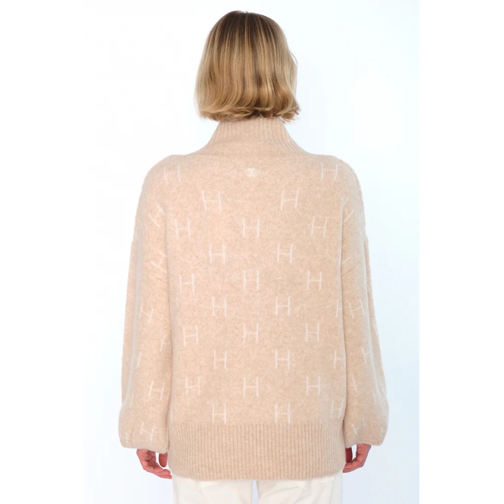 HÉST - Fam Short Genser - Light Beige Mel - Bilde 2