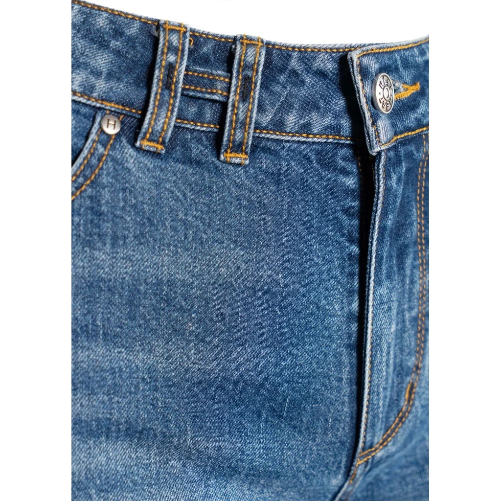 HÉST - Irina Wide Jeans - Medium Blue Denim - Bilde 4