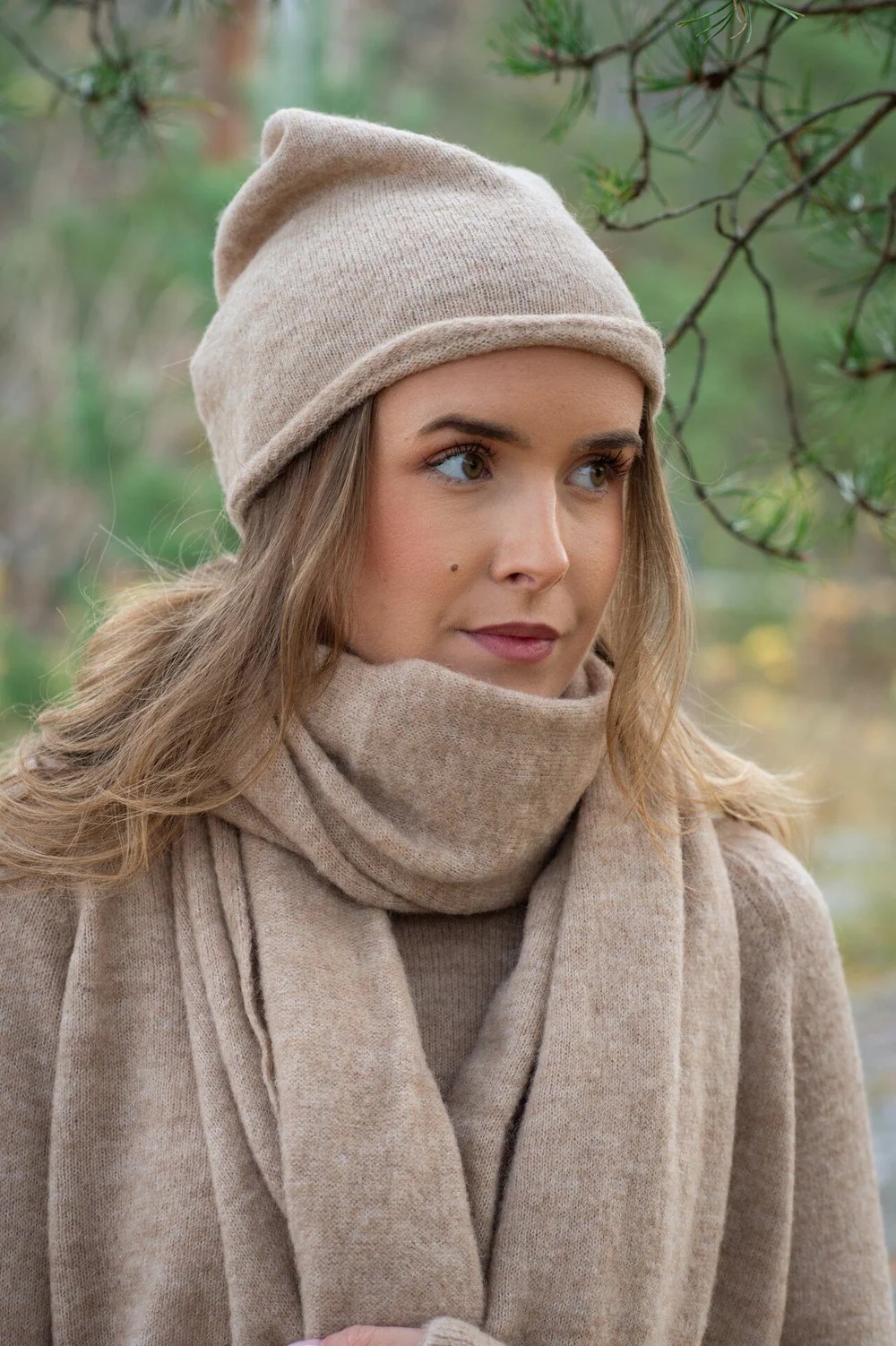 Arnie says - Goya Skjerf - Beige Mel - Bilde 3