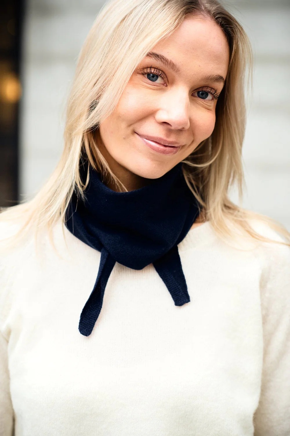 Arnie says - Audrey Cashmere Skjerf - Black