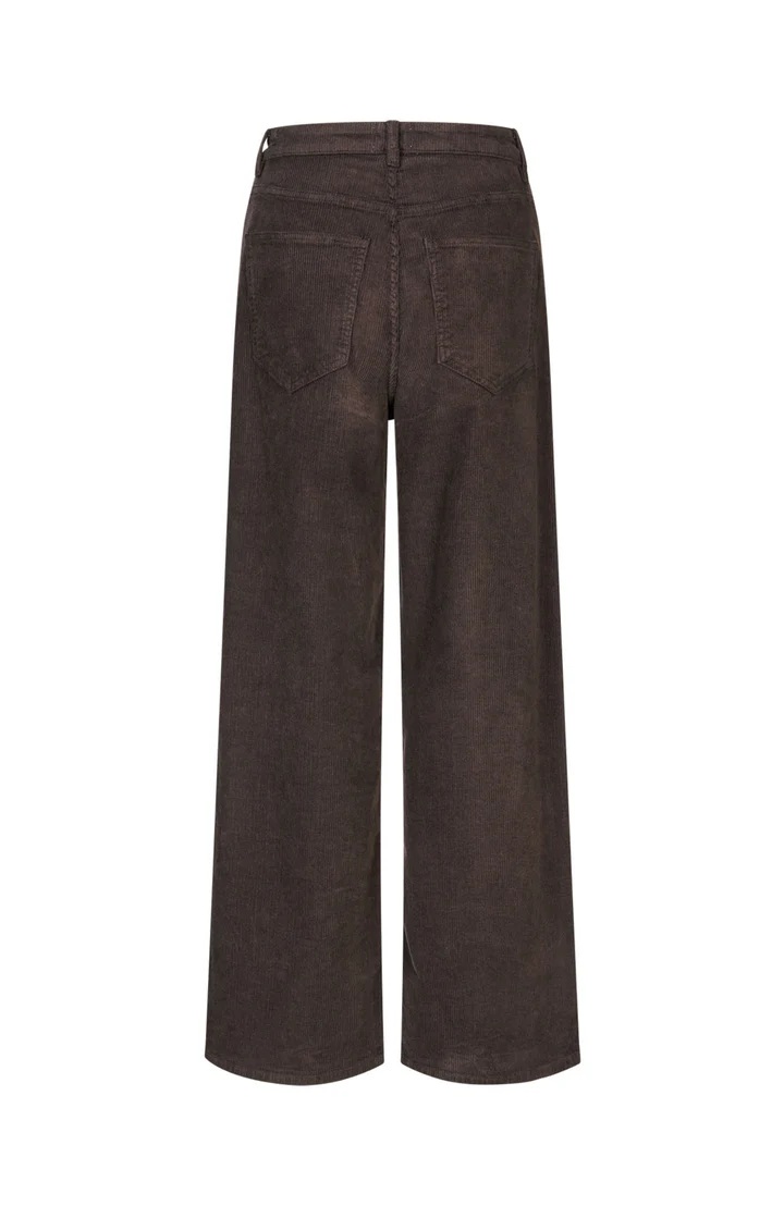 Five units - AbbyFV Cord Bukse - Dark Coffee - Bilde 6