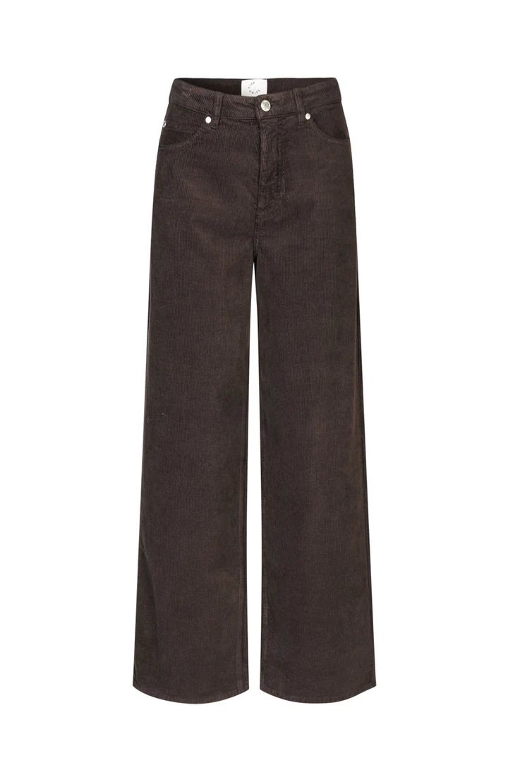 Five units - AbbyFV Cord Bukse - Dark Coffee - Bilde 5