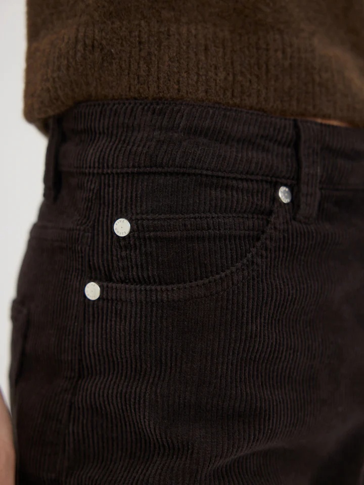Five units - AbbyFV Cord Bukse - Dark Coffee - Bilde 3