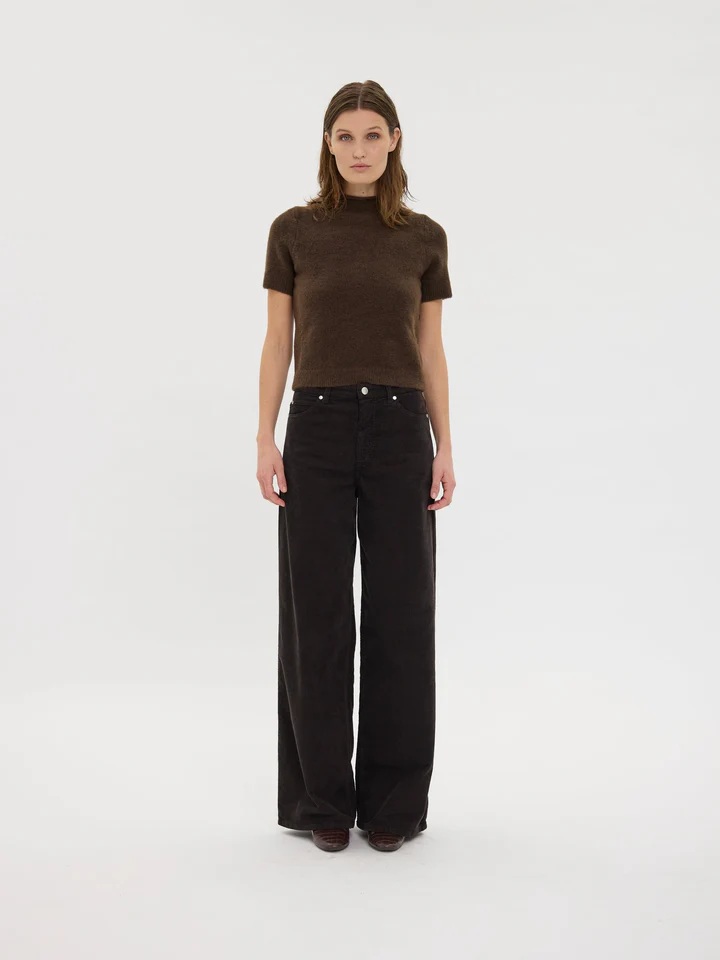 Five units - AbbyFV Cord Bukse - Dark Coffee - Bilde 4