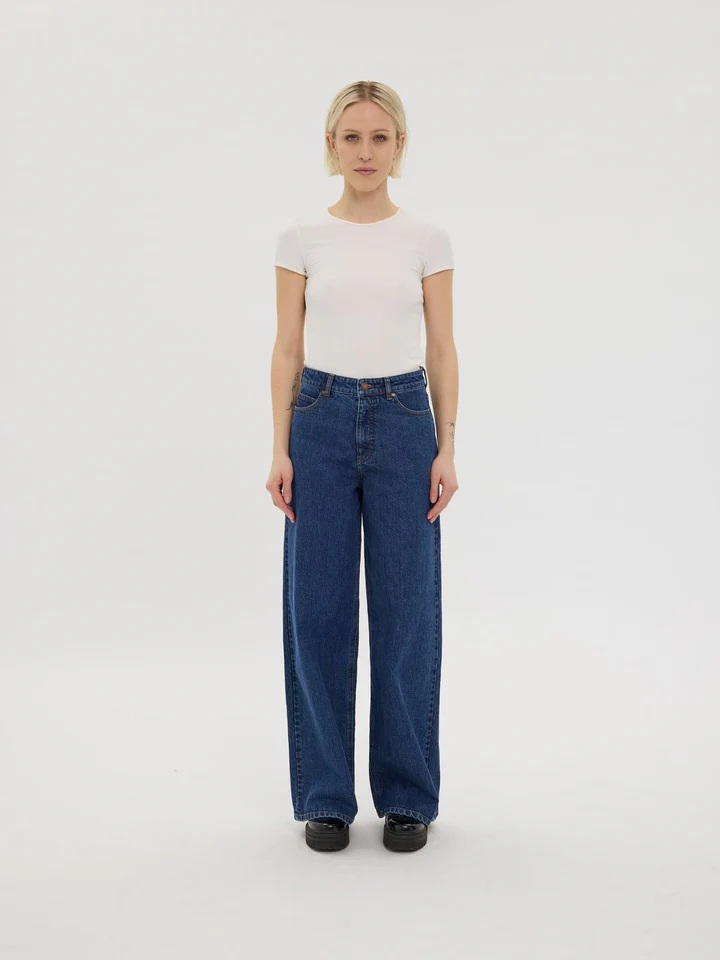 Five units - AbbyFV Bukse - Classic Blue Denim