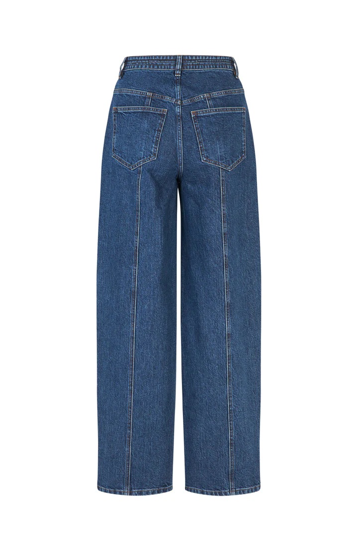 Five units - BellaFV Bukse - Classic Blue Denim - Bilde 4