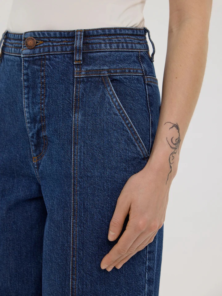 Five units - BellaFV Bukse - Classic Blue Denim - Bilde 2