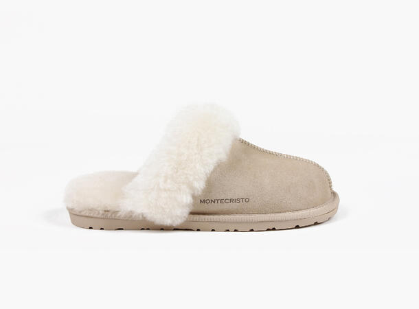 Nohr Studio - Tøfler Saueskinn - Sand