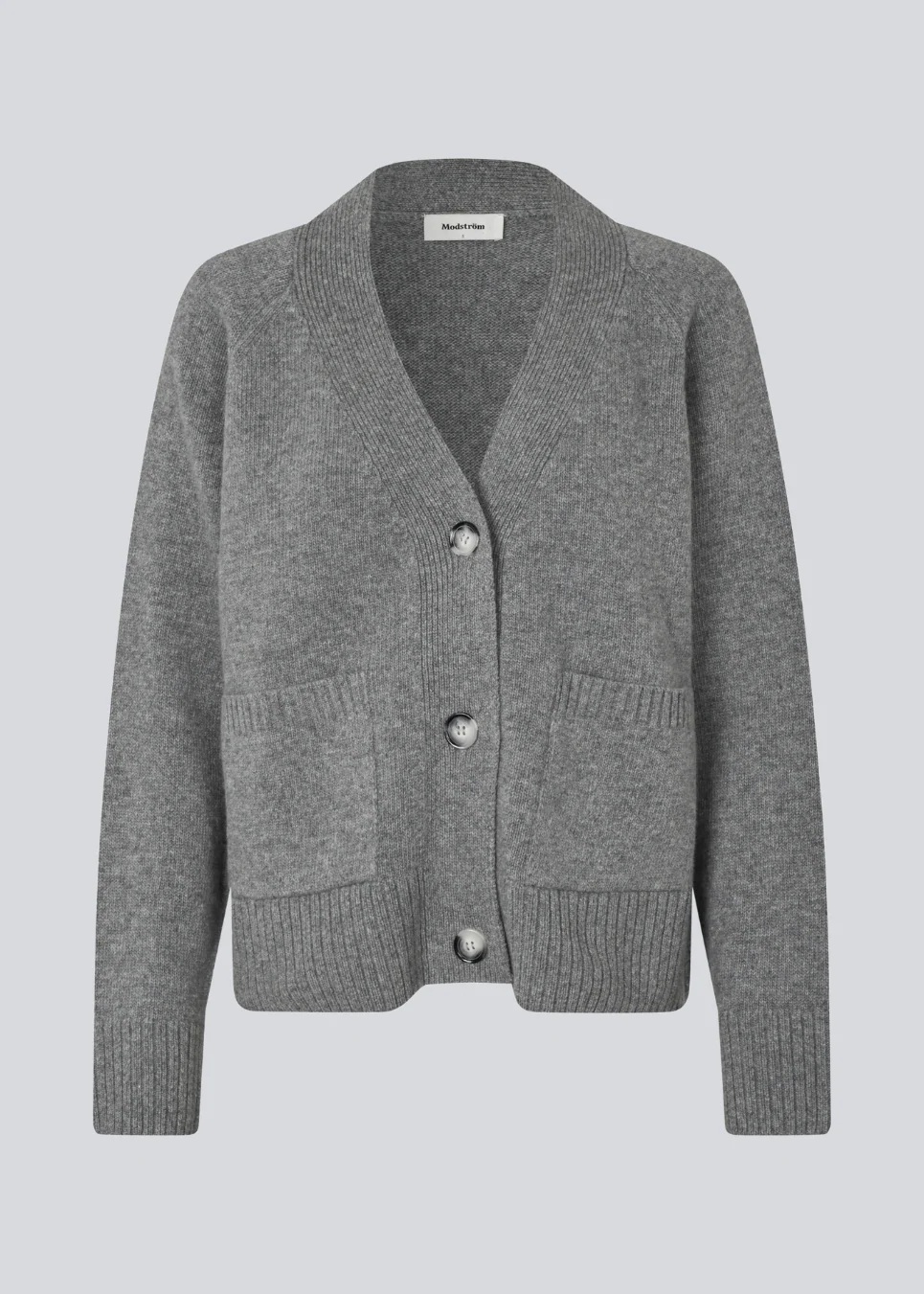 Modström - PetunaMD Cardigan - Grey Mel