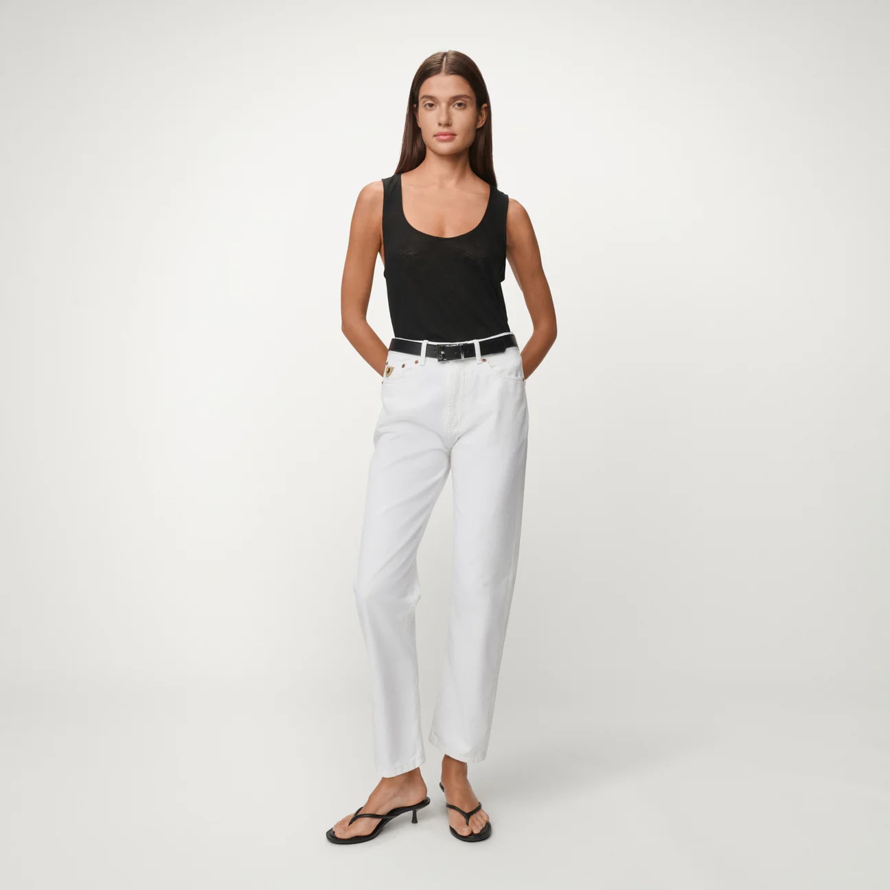 Lois - New Dana Bukse - Omaha Light White