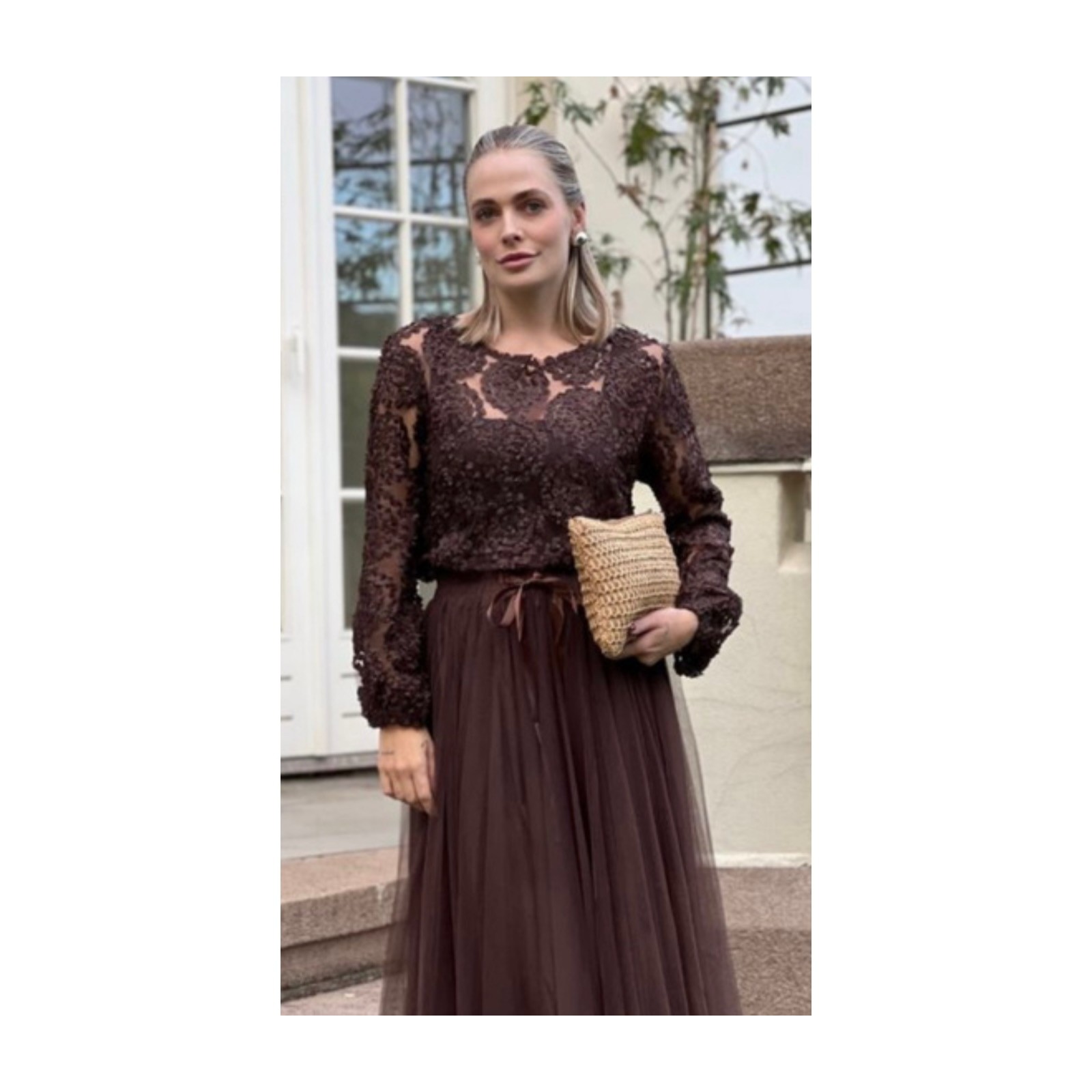 Choklate Paris - Tyll Skjørt - Chocolate - Bilde 2