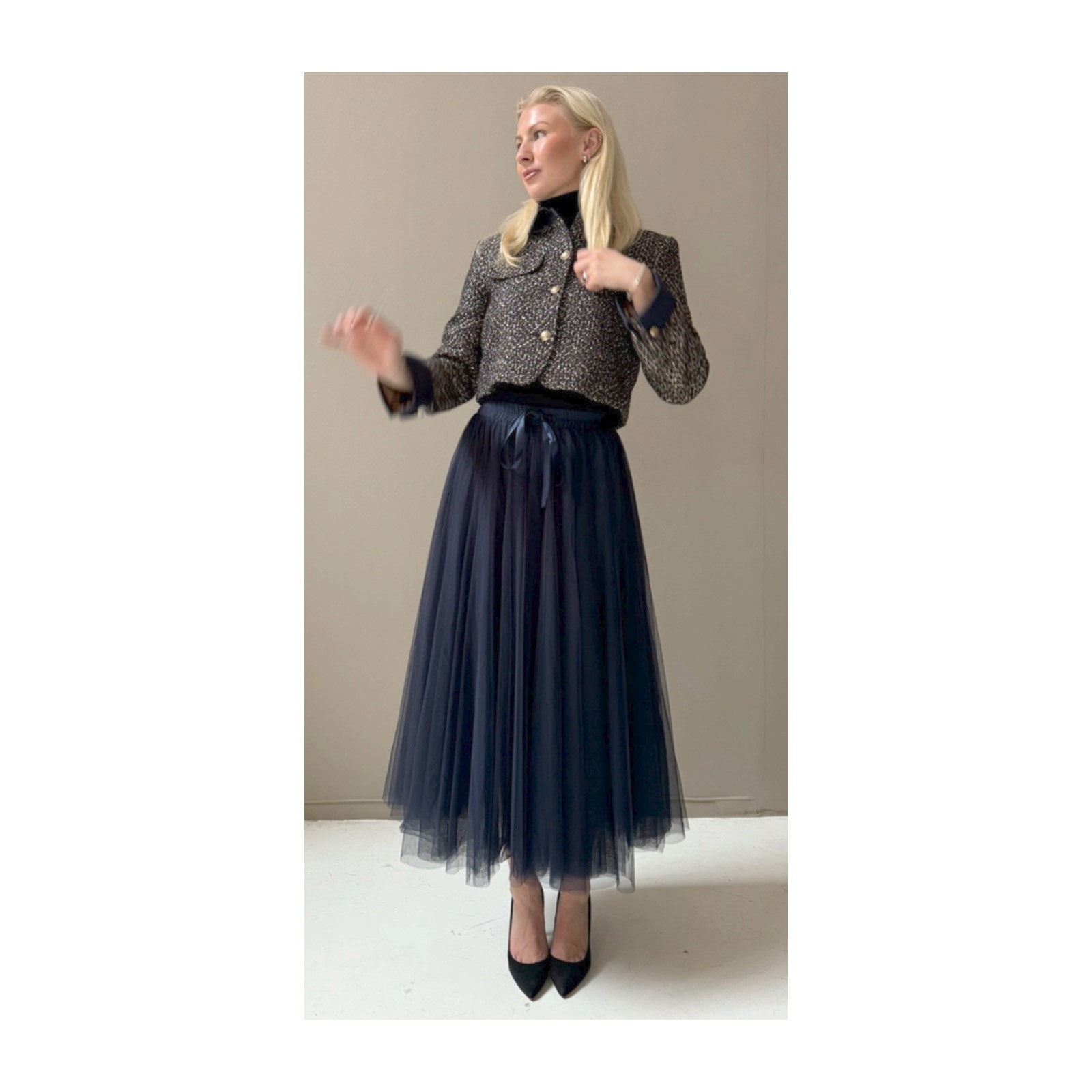 Choklate Paris - Tyll Skjørt - Blue