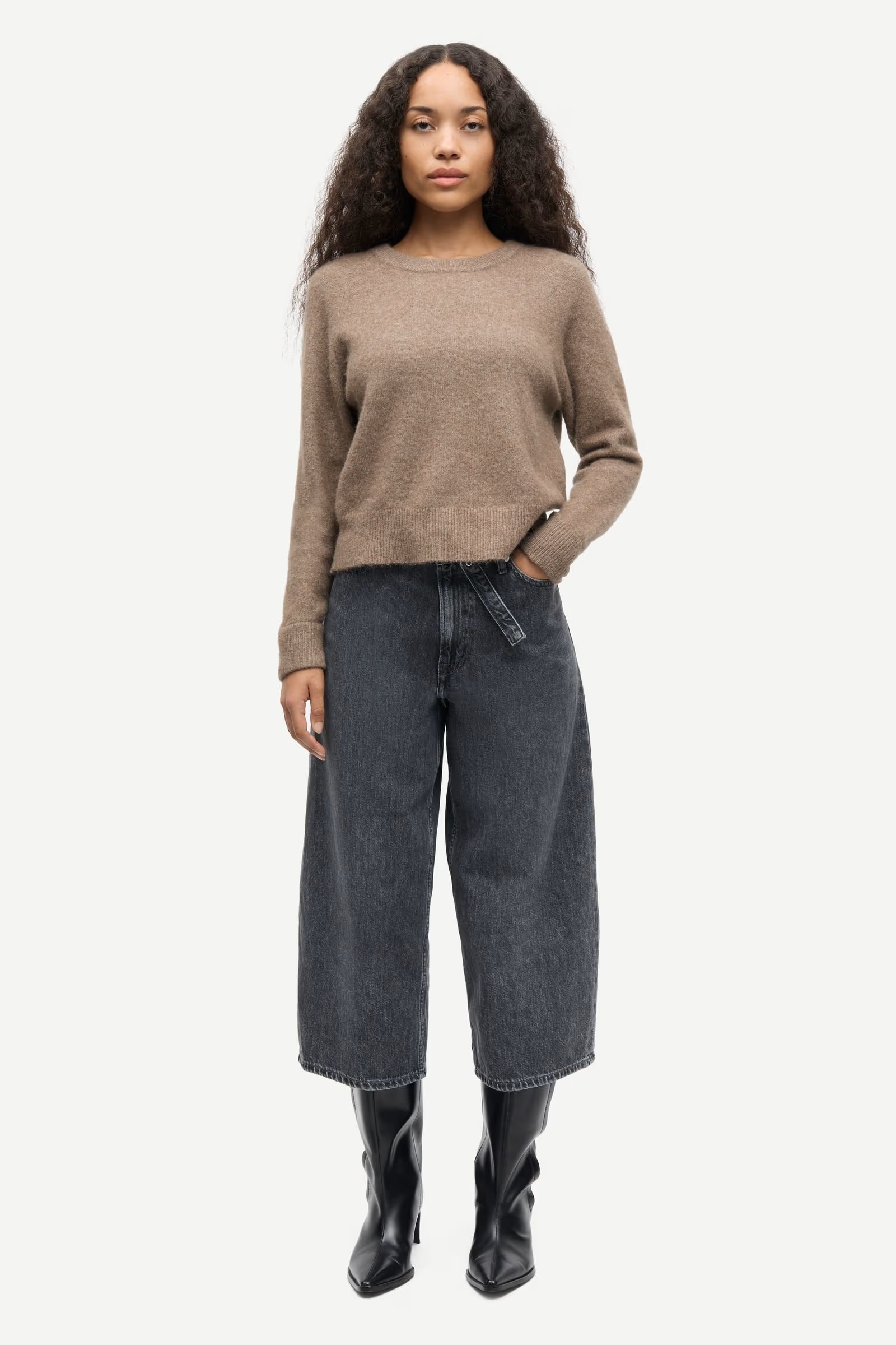 Samsøe - Nor Short Genser - Fossil - Bilde 5