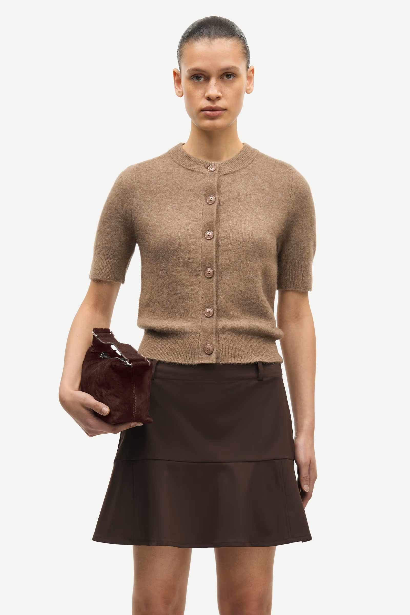 Samsøe - Sanoura ss Cardigan - Fossil