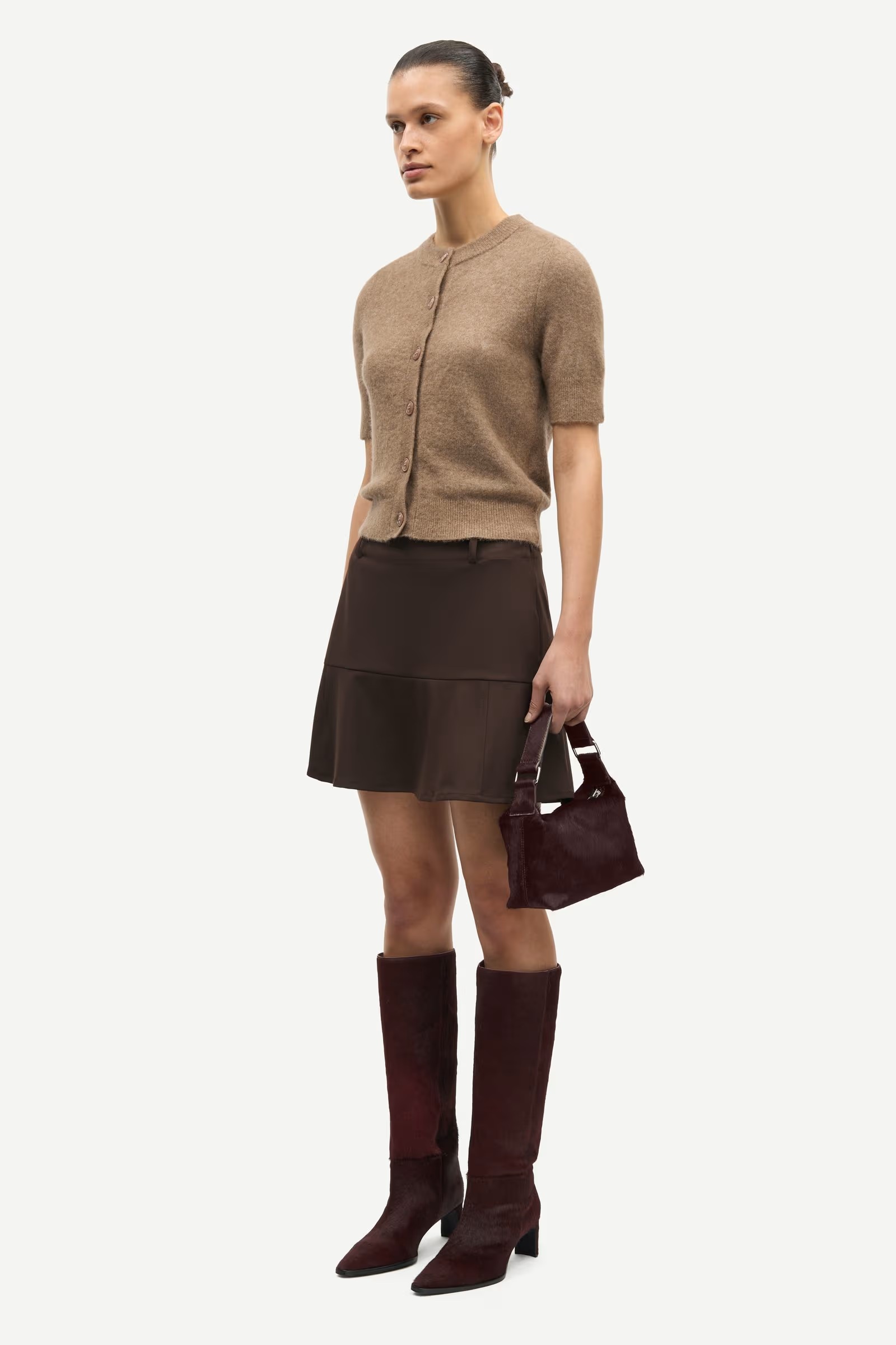 Samsøe - Sanoura ss Cardigan - Fossil - Bilde 4