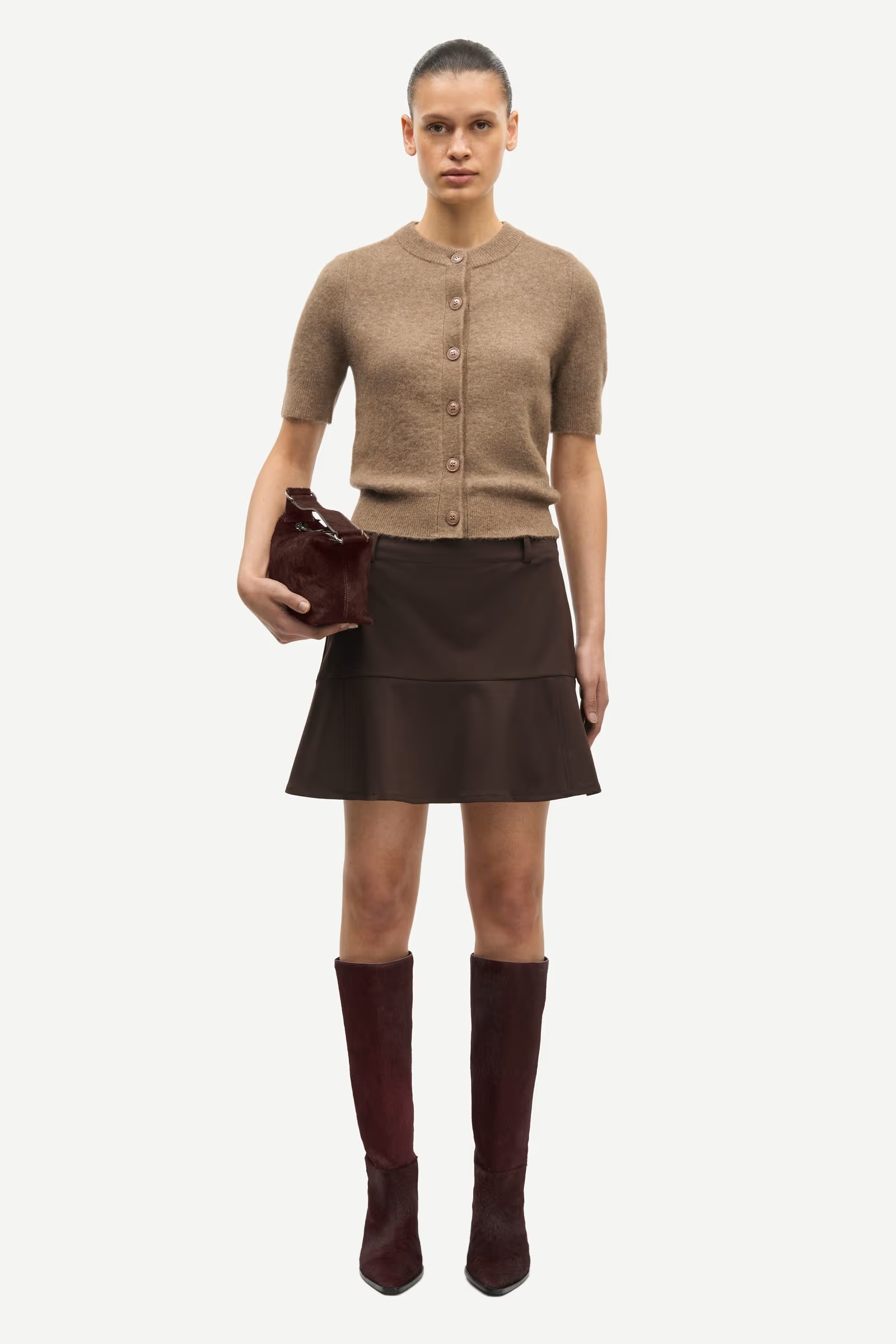 Samsøe - Sanoura ss Cardigan - Fossil - Bilde 5