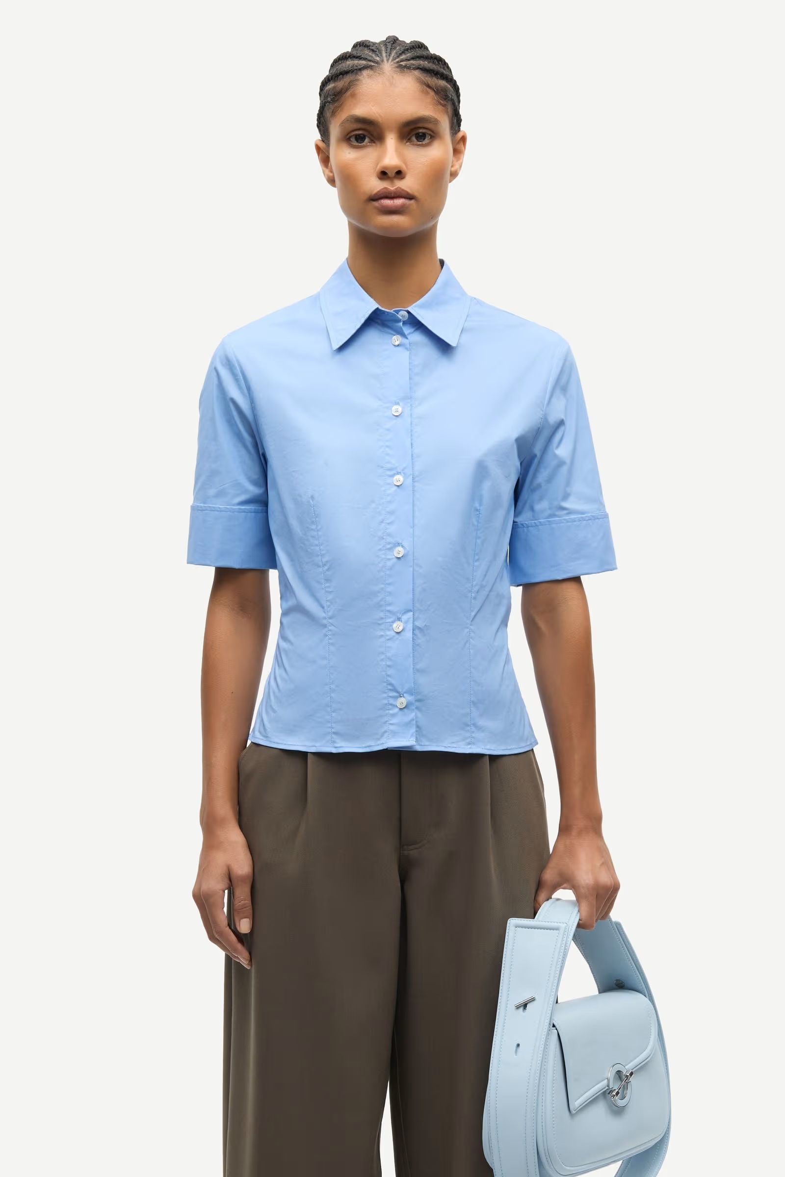 Samsøe - Sasky Skjorte - Bel Air Blue