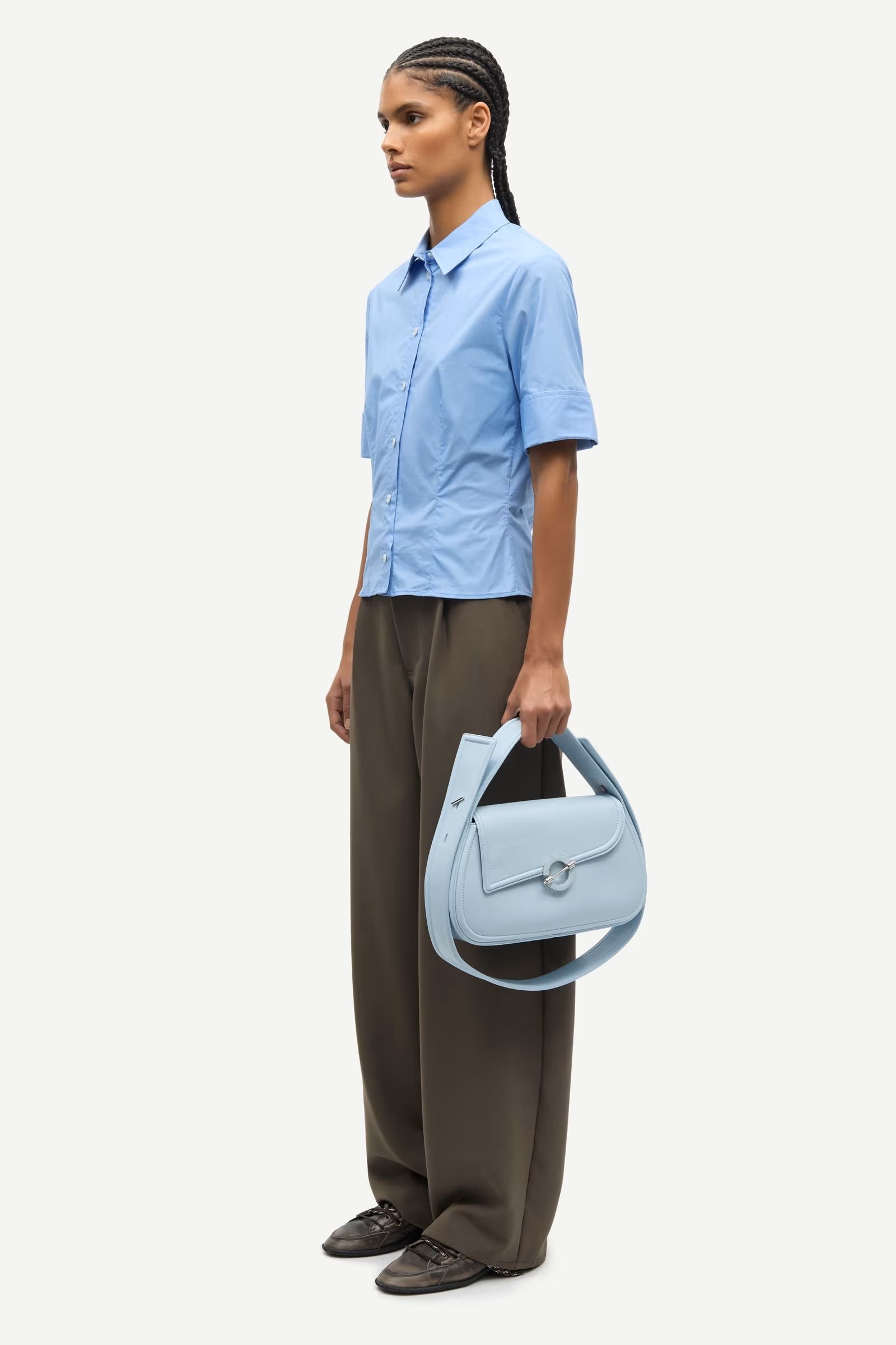 Samsøe - Sasky Skjorte - Bel Air Blue - Bilde 6