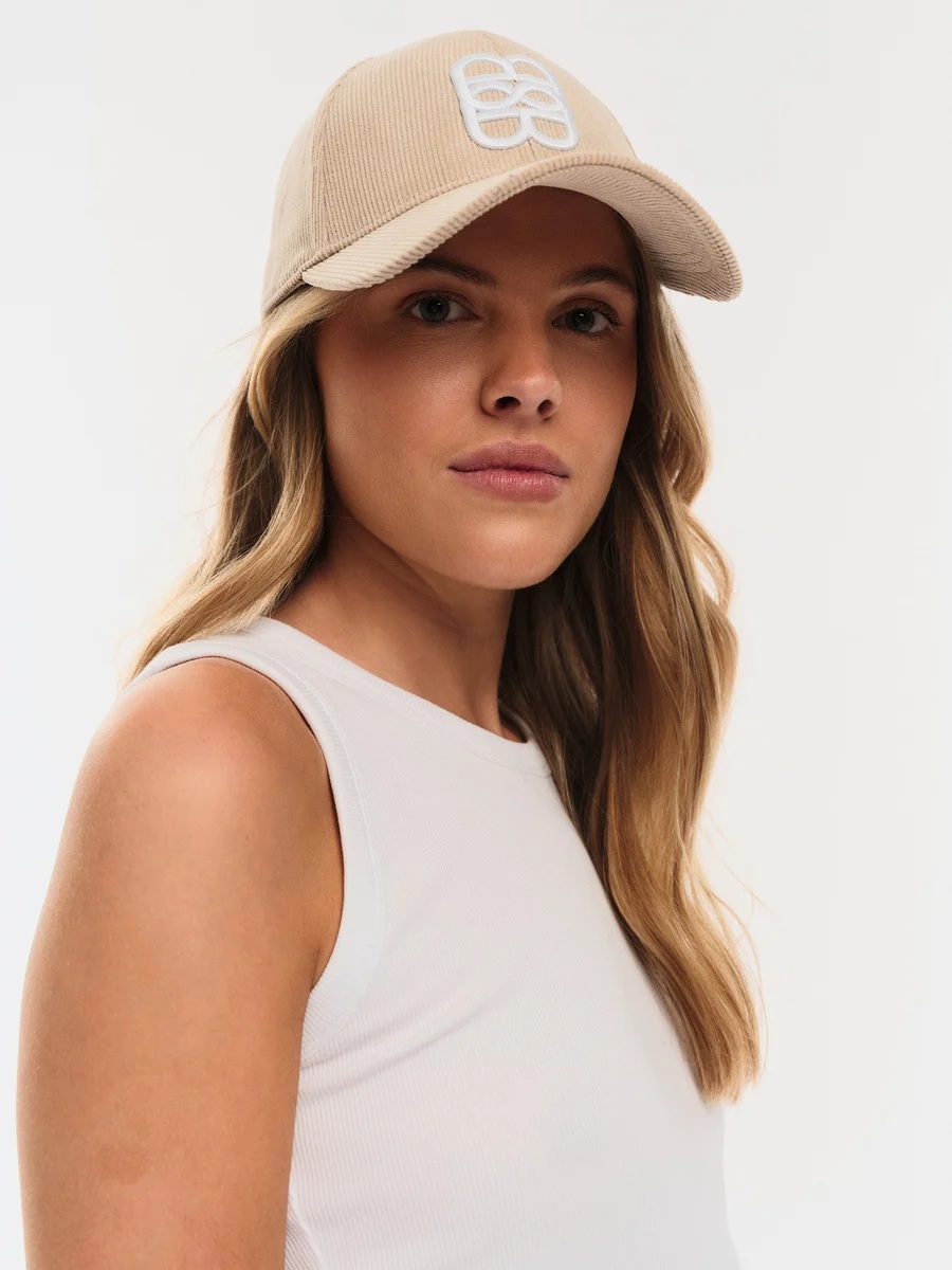 Ella & il - Philly Cord Caps - Beige M/White - Bilde 2
