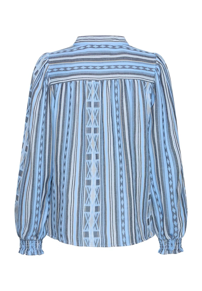 Pulz - PZAlexis Bluse - Della Robbia Blue - Bilde 4