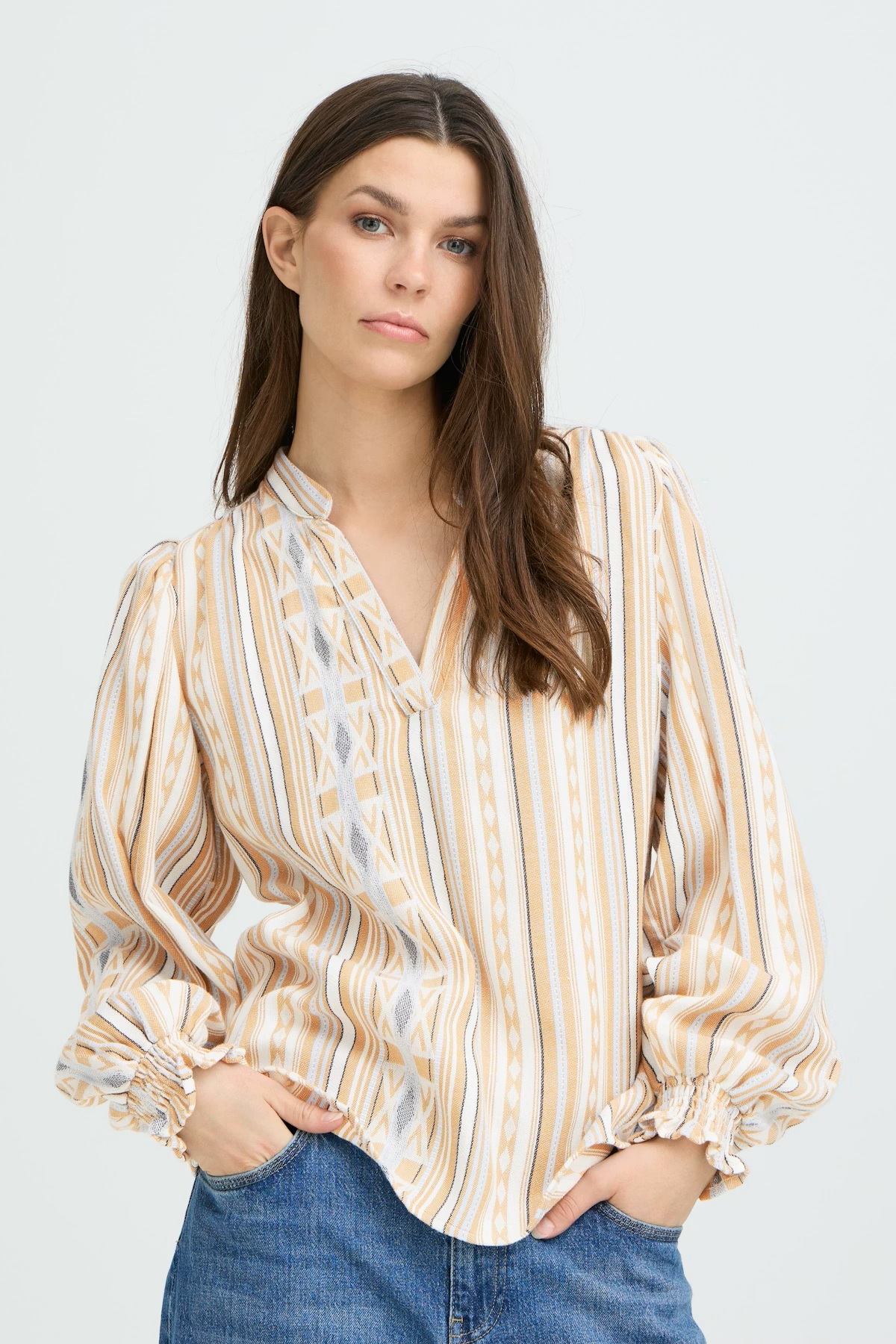 Pulz - PZAlexis Bluse - Travertine