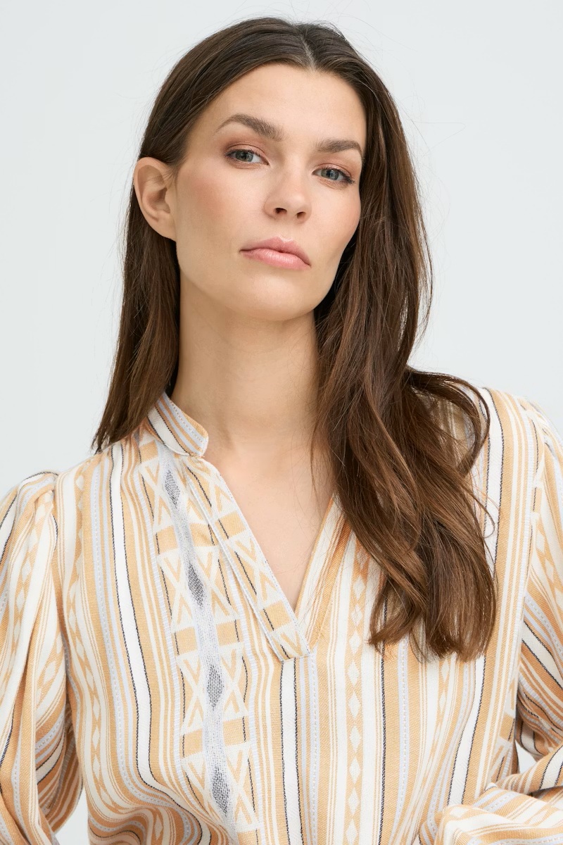 Pulz - PZAlexis Bluse - Travertine - Bilde 7