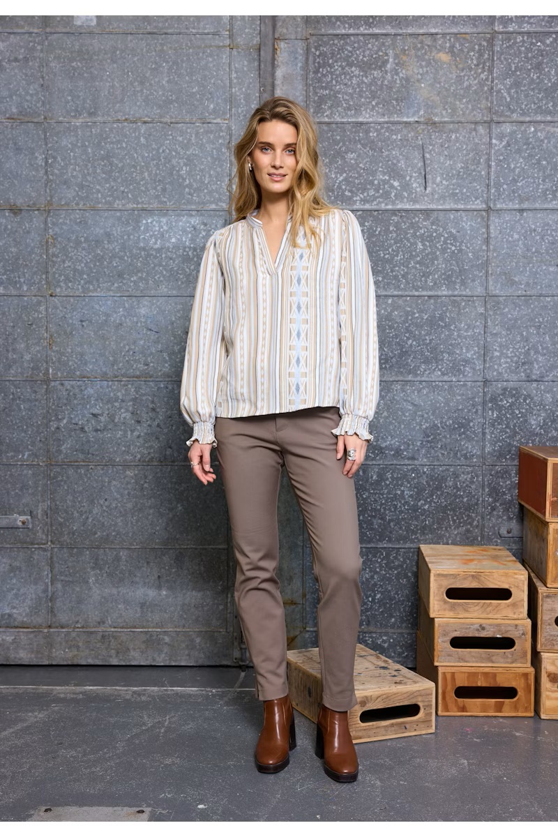 Pulz - PZAlexis Bluse - Travertine - Bilde 10