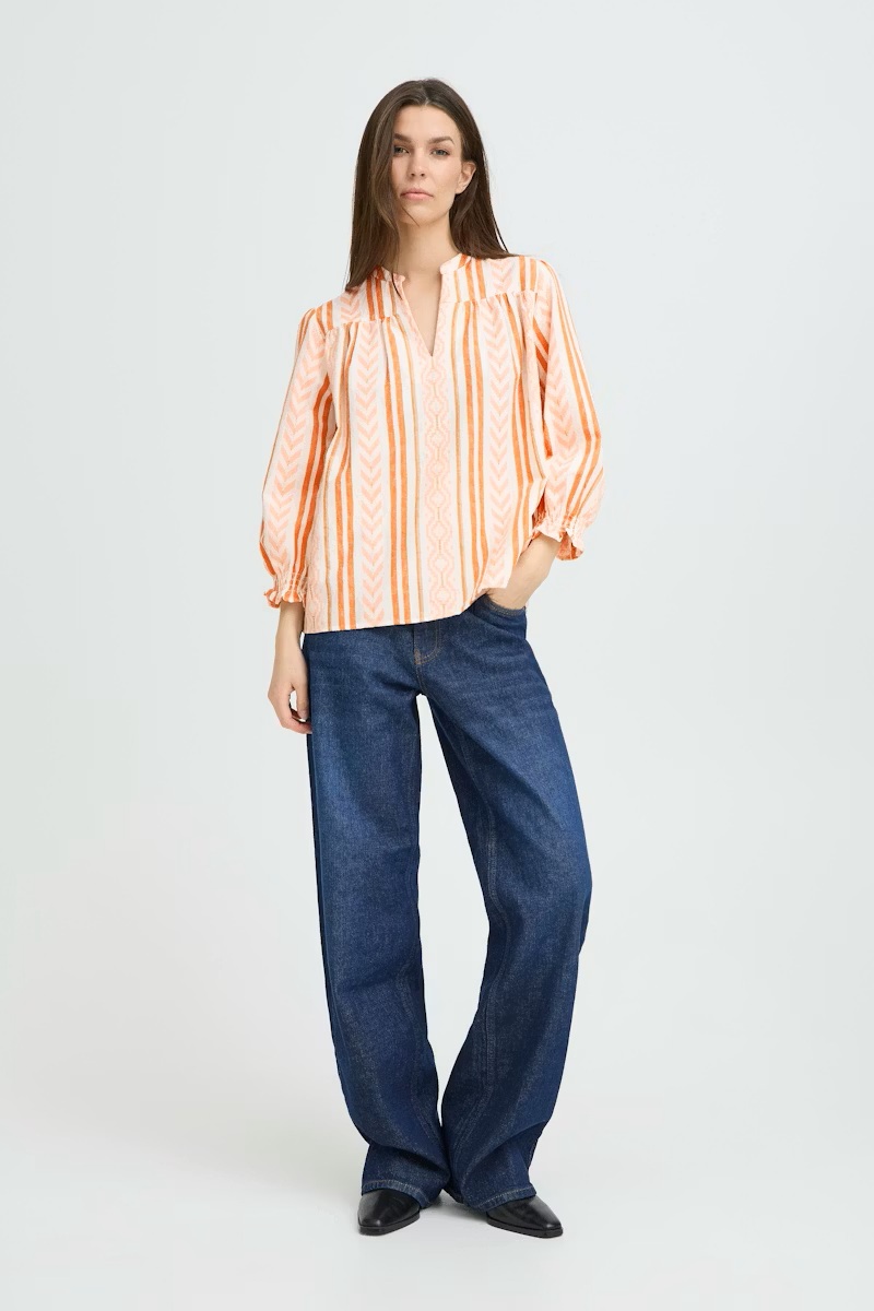 Pulz - PZAmbella Bluse - CremePeach - Bilde 5