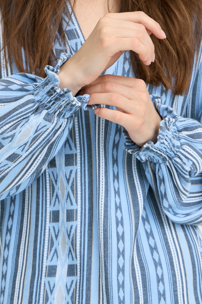 Pulz - PZAlexis Bluse - Della Robbia Blue - Bilde 7