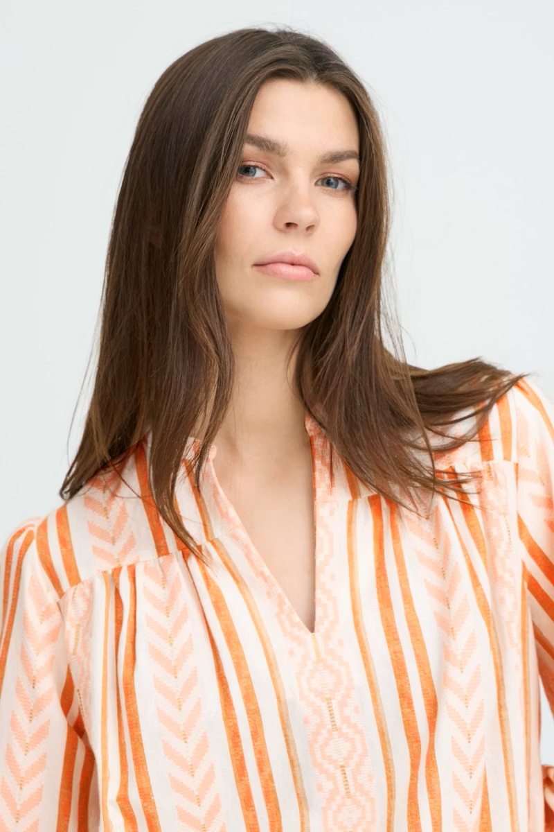 Pulz - PZAmbella Bluse - CremePeach - Bilde 4