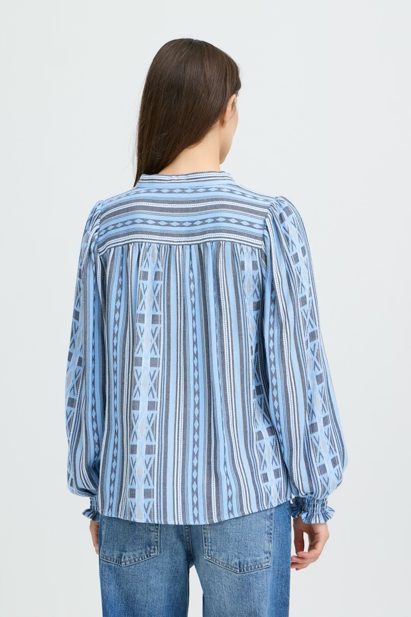 Pulz - PZAlexis Bluse - Della Robbia Blue - Bilde 2