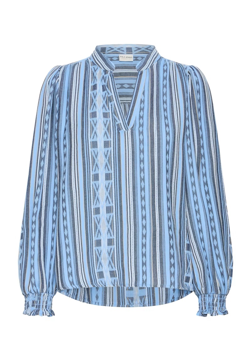 Pulz - PZAlexis Bluse - Della Robbia Blue - Bilde 3