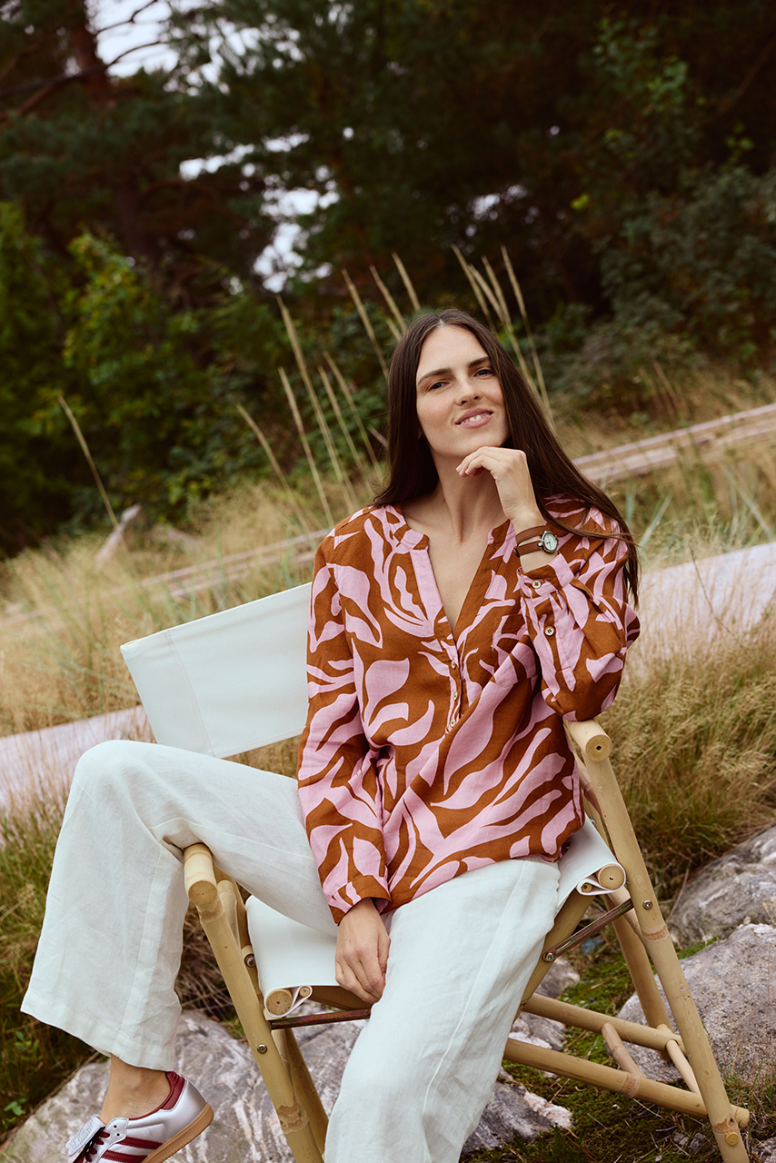 Katrin Uri - Gabrielle Serena Bluse - Desert Rose