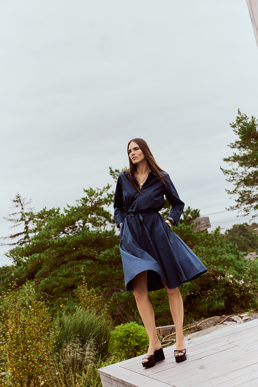 Katrin Uri - Doria Kjole - Navy