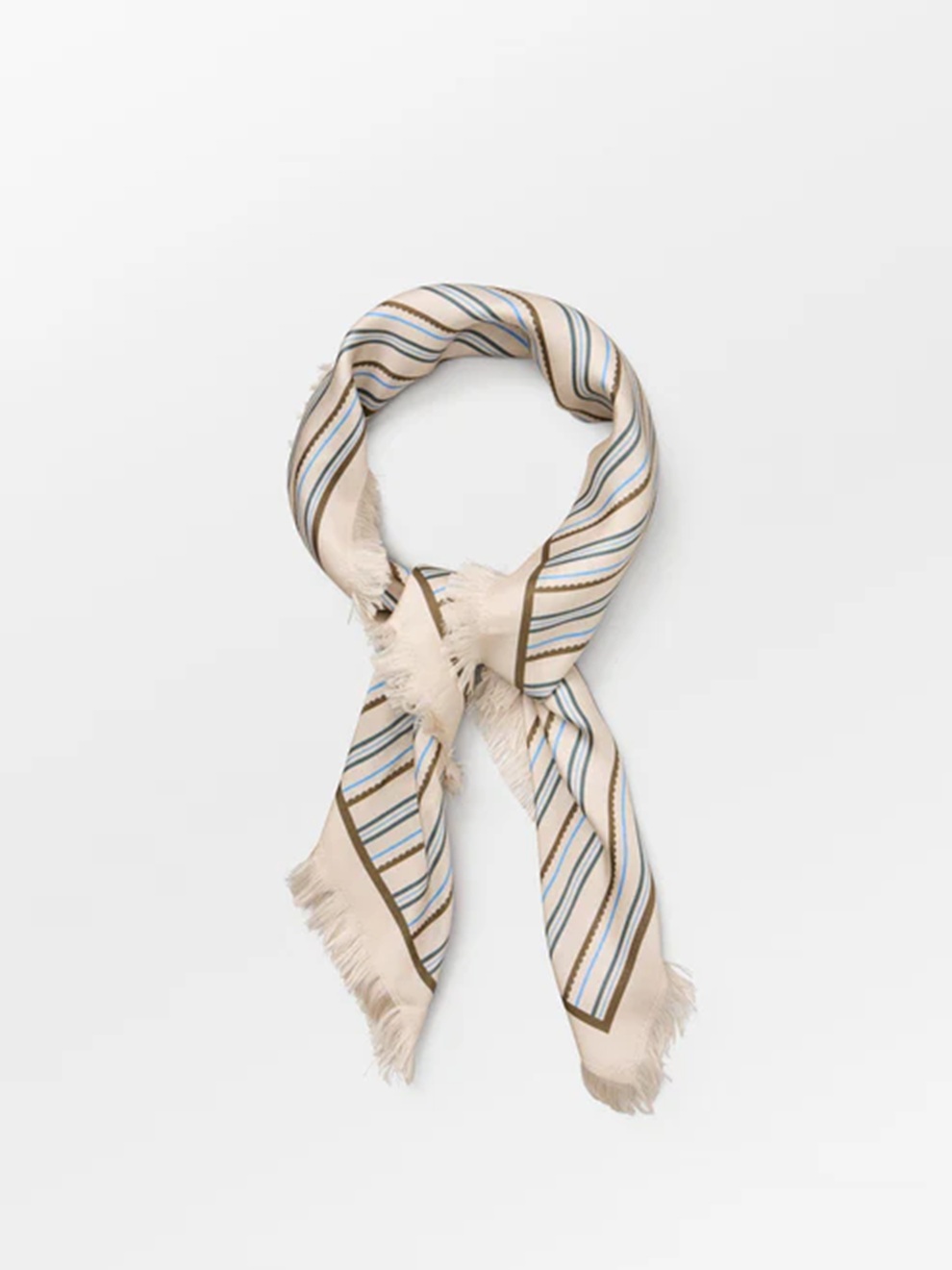 Becksøndergaard - Scallopia Striped Sia Skjerf - White - Bilde 3