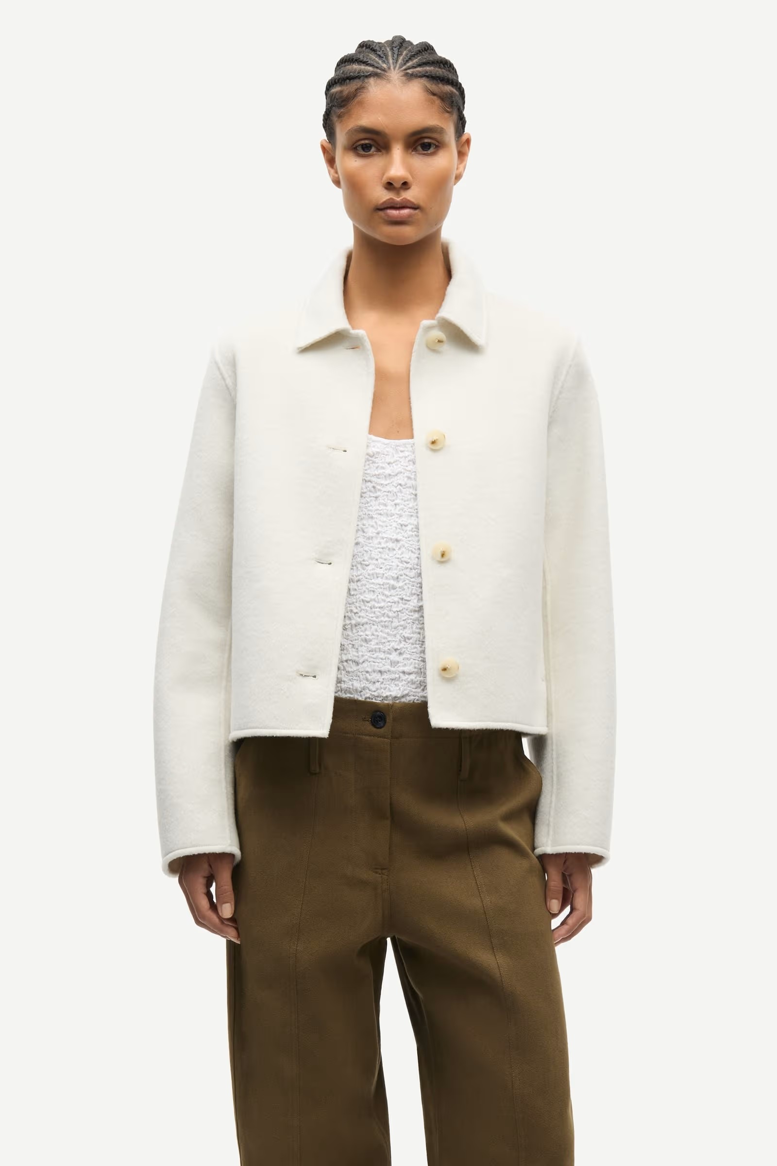 Samsøe - Saholly Jakke - Bone White