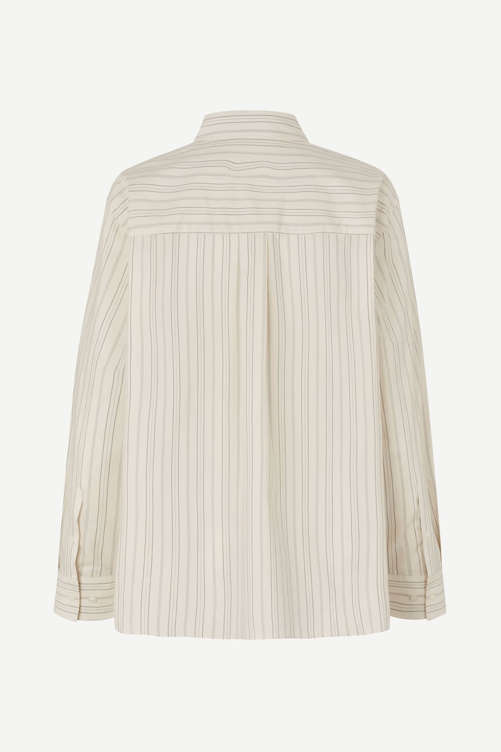 Samsøe - Salova Skjorte - Bone Stripe - Bilde 3