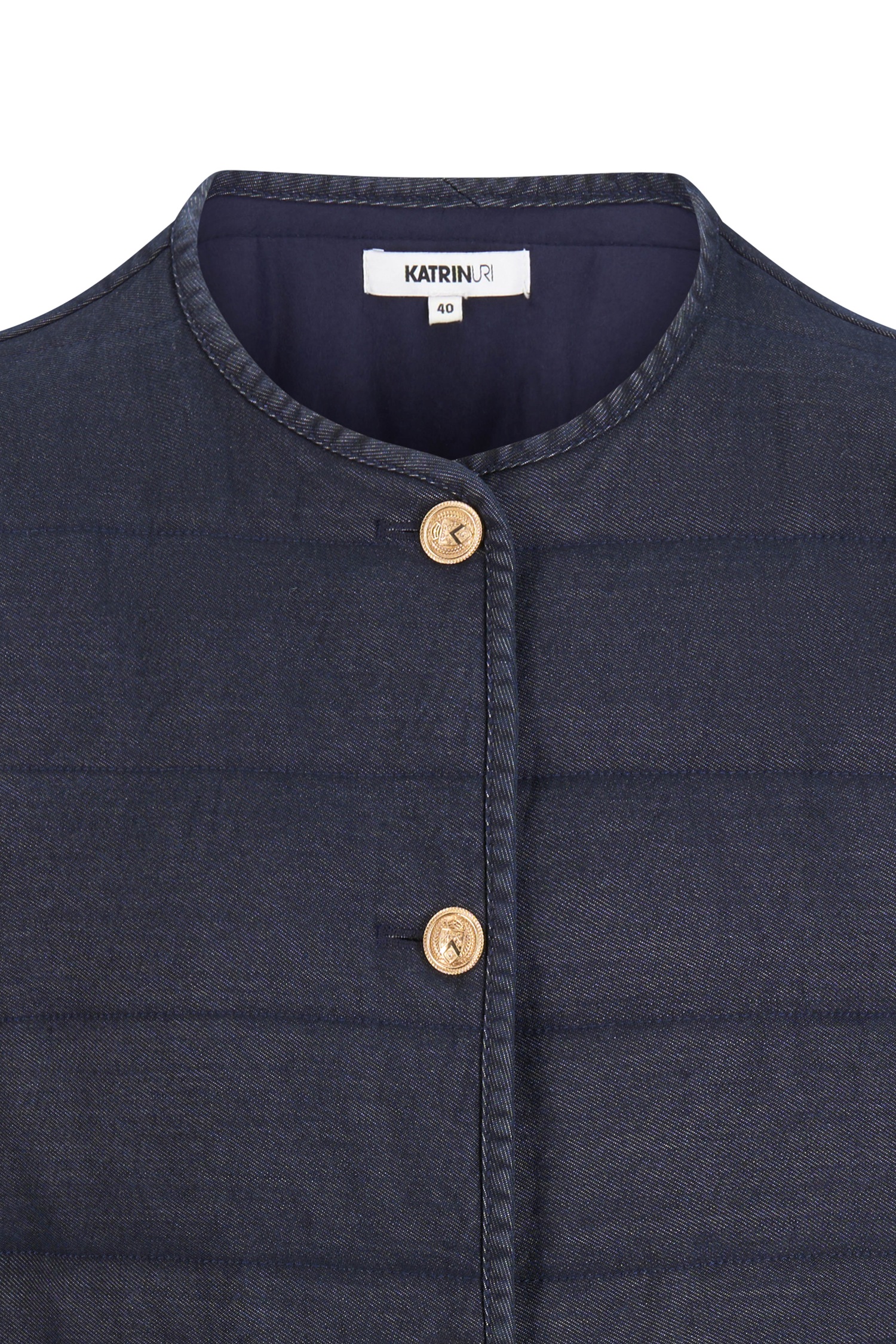 Katrin Uri - Firenze Quilt Jakke - Indigo - Bilde 3