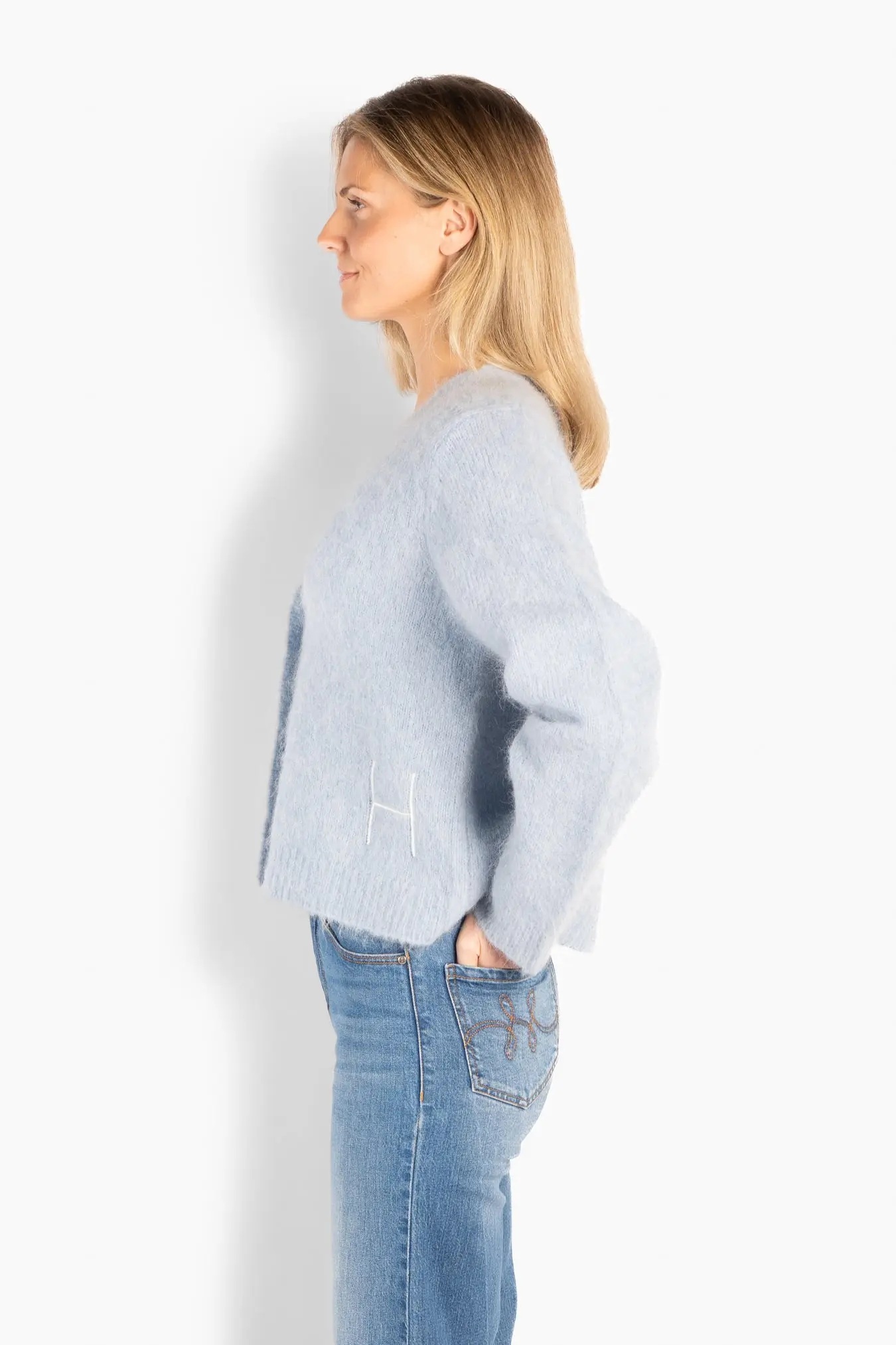 HÉST - Pernille Kort Cardigan - Skyway - Bilde 8
