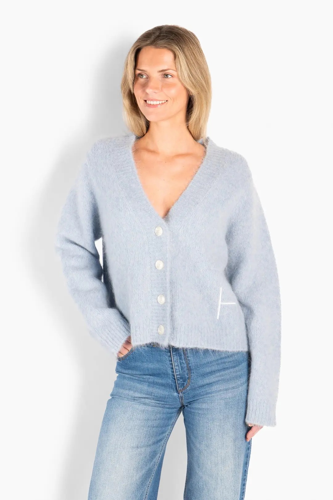 HÉST - Pernille Kort Cardigan - Skyway