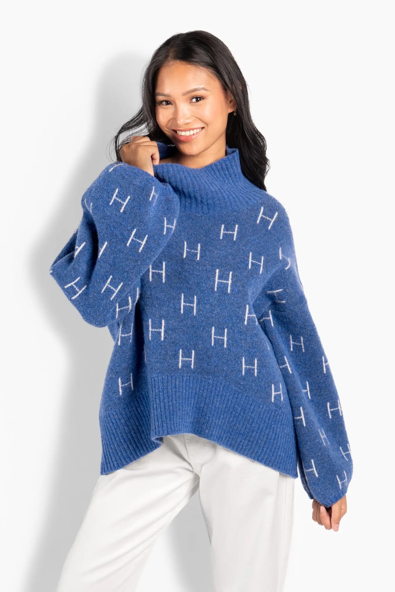 HÉST - Fam Kort Genser - Blue Yonder - Bilde 3