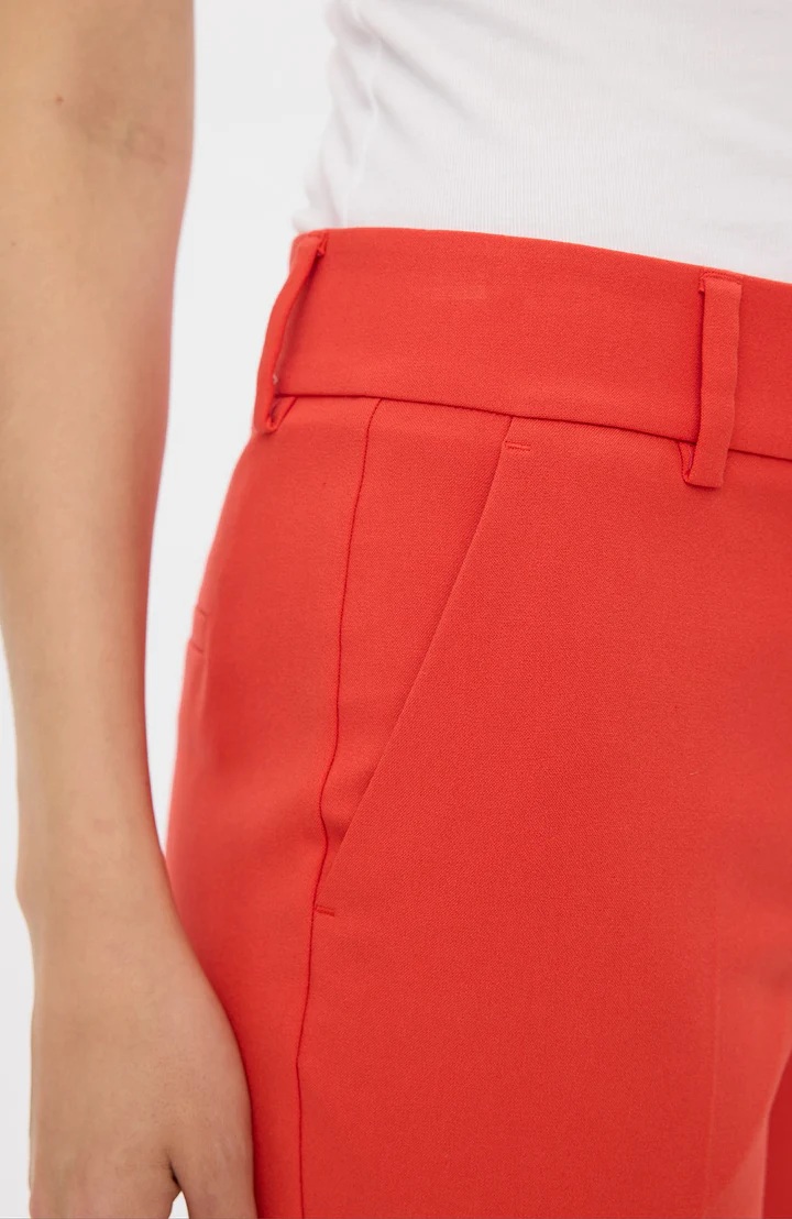 Five units - ClaraFV Capri Bukse - Poppy Red - Bilde 4