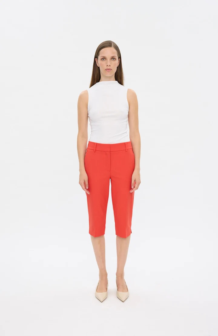 Five units - ClaraFV Capri Bukse - Poppy Red - Bilde 3