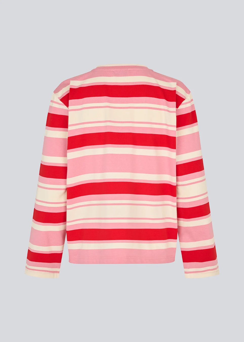 Modström - UrbanMd Stripe Genser - Hibiscus Peach Stripe - Bilde 4