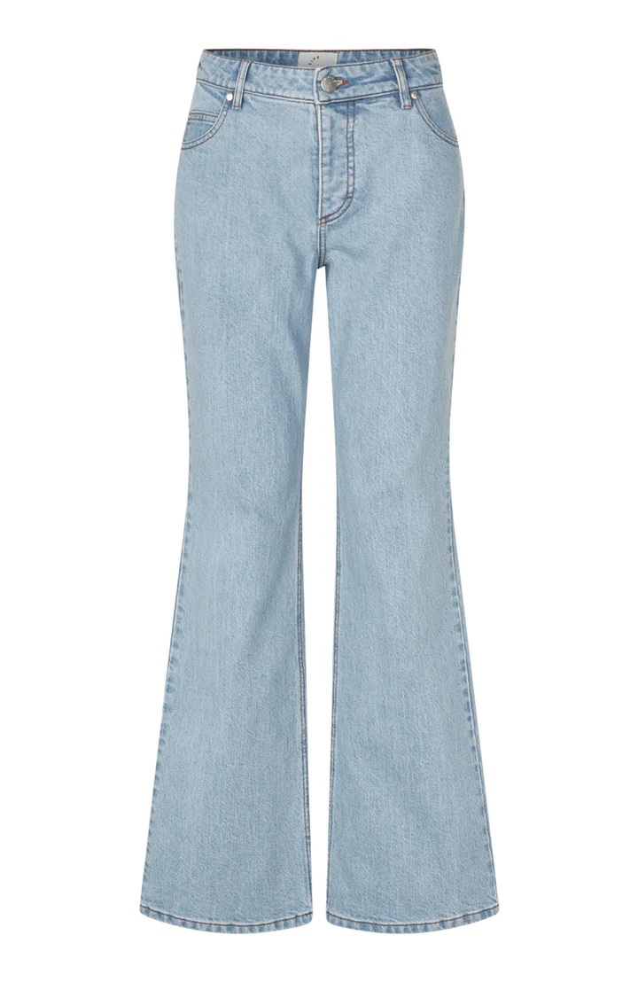 Five units - OfeliaFV Bukse - Light Blue Denim - Bilde 6