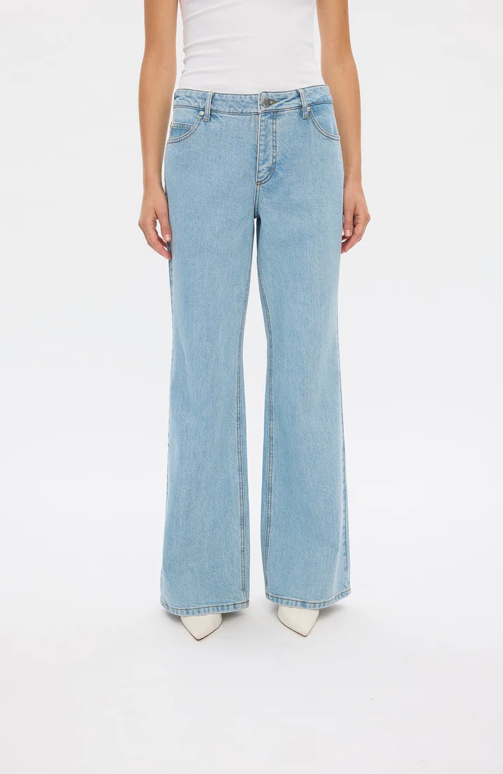 Five units - OfeliaFV Bukse - Light Blue Denim