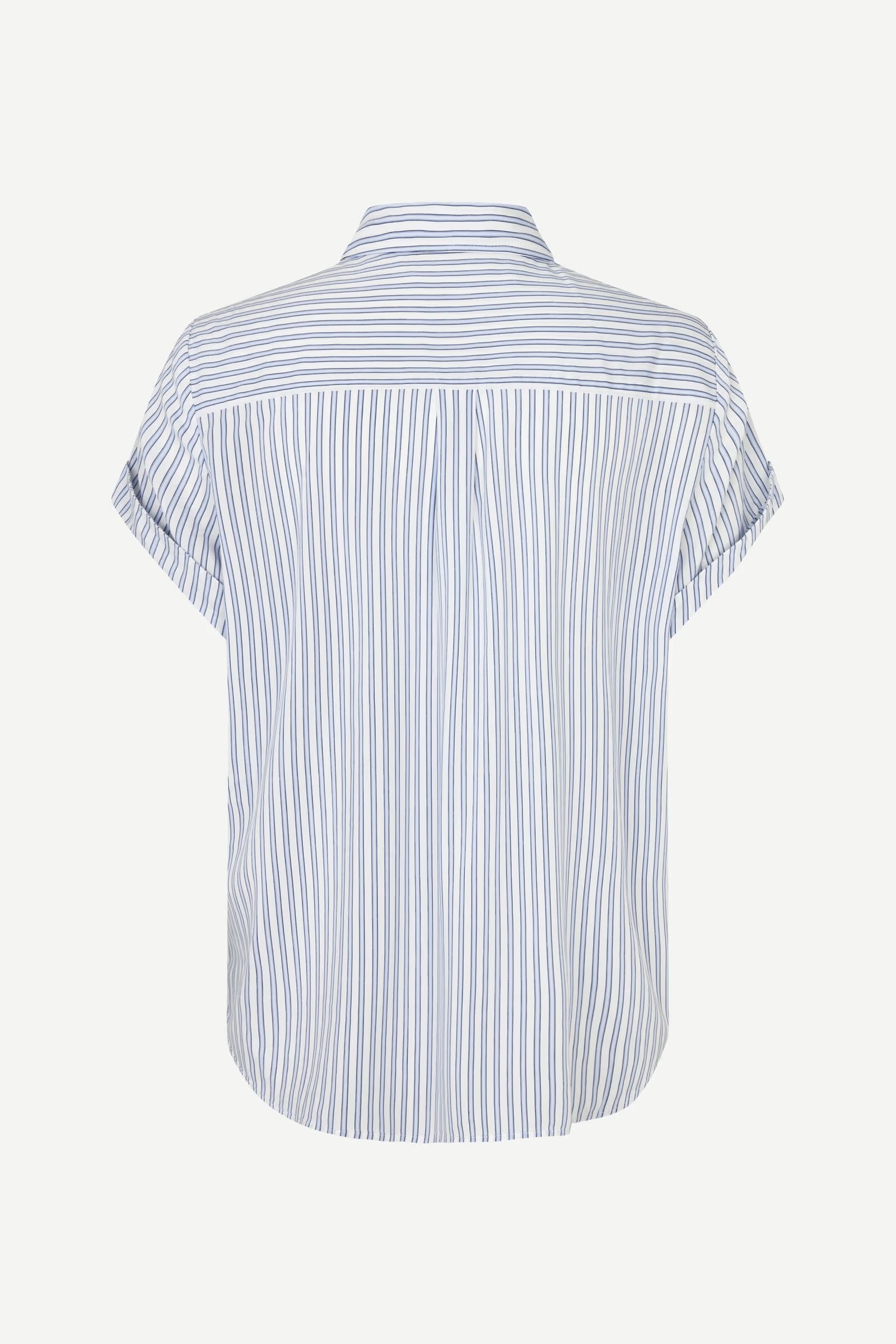 Samsøe - Majan Skjorte - Gray/Dawn Stripe - Bilde 3