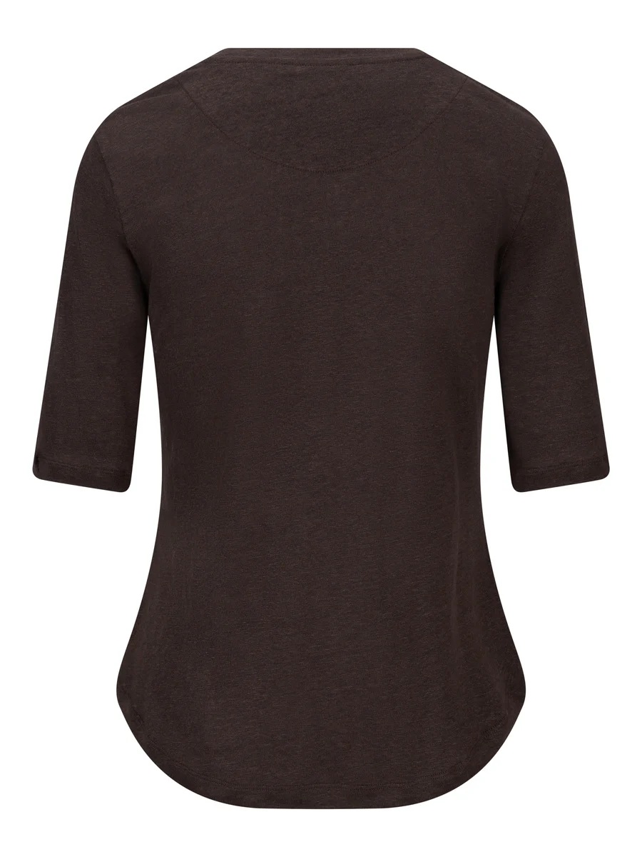 Ella & il - Karina Lin Tshirt - Dark Brown - Bilde 2