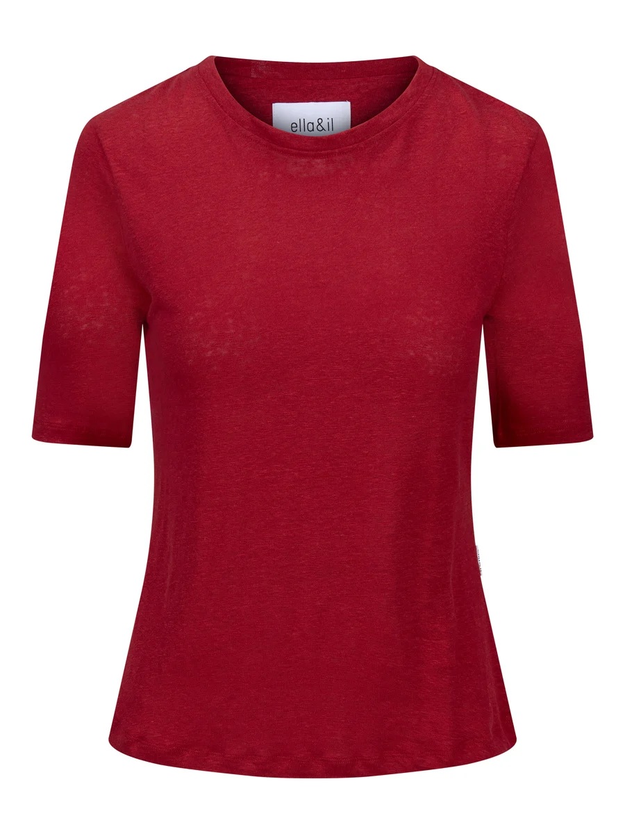 Ella & il - Karina Lin Tshirt - Red - Bilde 3